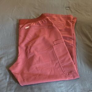 Figs dark cherry XL/P HW Kade scrub pants